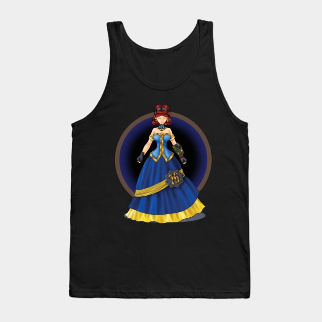 Lady of Fallout Tank Top by Keltaria